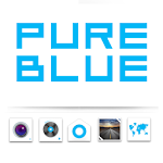 Pureblue GO LauncherEX Theme