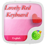 Lovely Red GO Keyboard Theme