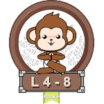 Yoga Monkey Free Fitness L4-8
