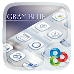 Gray Blue GO Launcher Theme