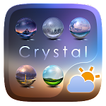 Crystal GO Weather Widget Theme
