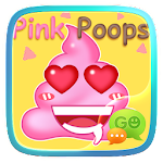 FREE-GO SMS PINK POOPS STICKER