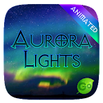 Aurora Lights GO Keyboard Animated Theme