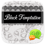 GO SMS BLACK TEMPTATION THEME