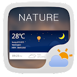 Nature GO Weather Widget Theme