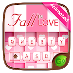 Fall In Love GO Keyboard Animated Theme