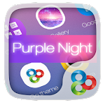 Purple Night GO Launcher Theme