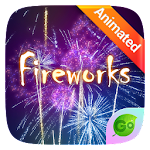 Fireworks GO Keyboard Animated Theme