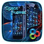 Space Flower GO Launcher Theme