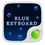 GO Keyboard Blue Night Theme