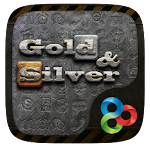 Gold n Silver GO LauncherTheme
