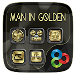 Man In GoldenGO Launcher Theme