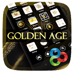 Golden Age GO Launcher Theme