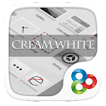 Cream White GO Launcher Theme