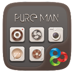 Pure Man GO Launcher Theme
