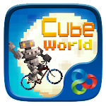 Cube World GO Launcher Theme