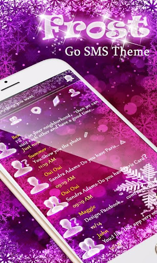 (FREE) GO SMS FROST THEME