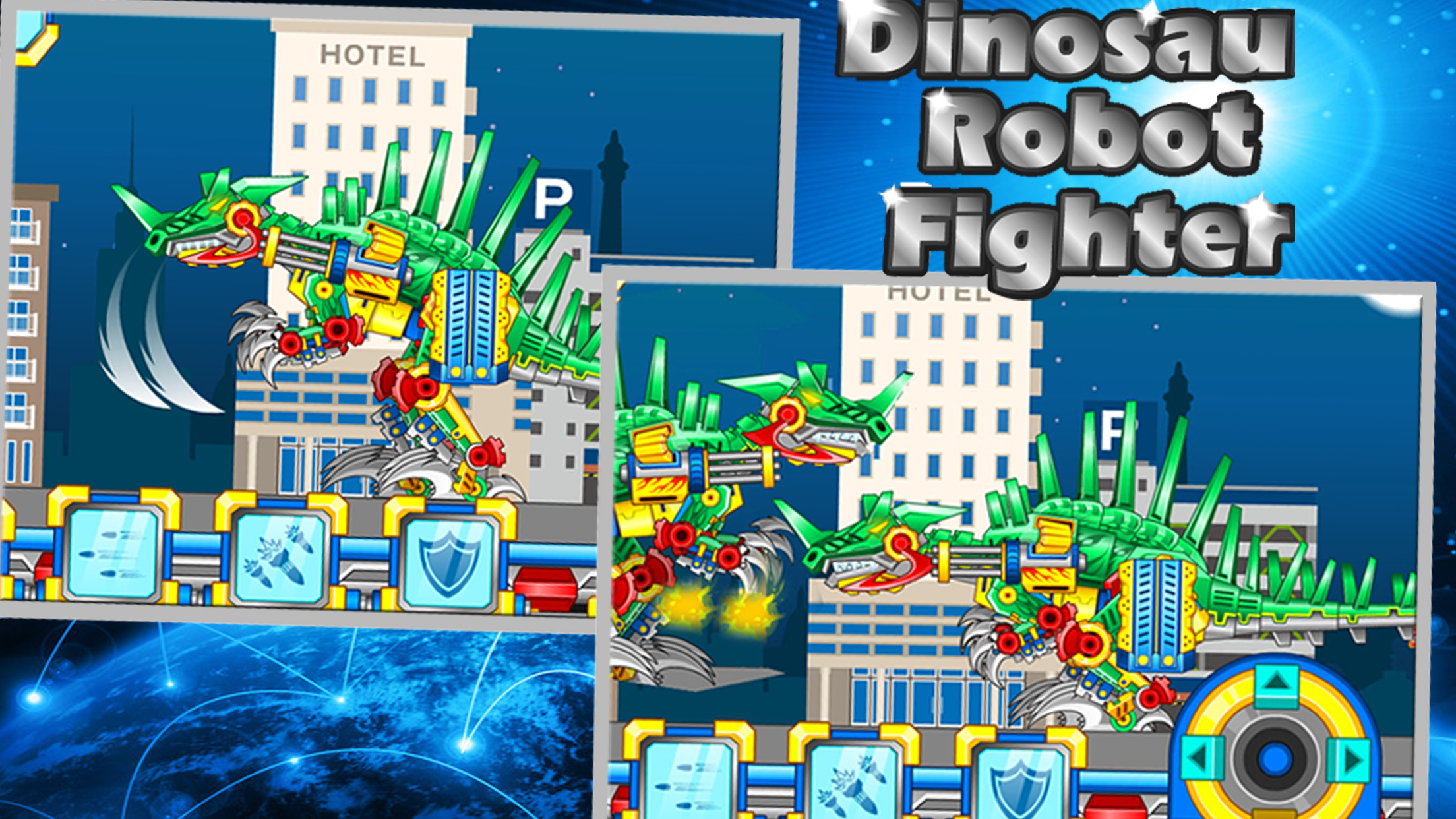 Dinosaur Robot Fighter