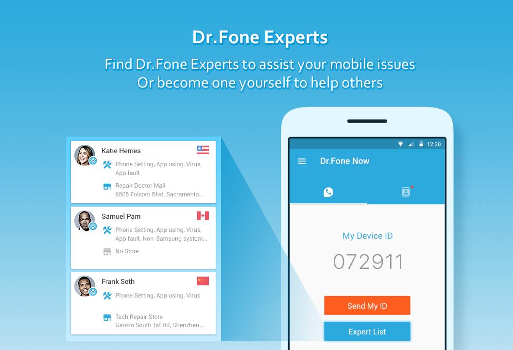 Dr.Fone Now (Remote Support)