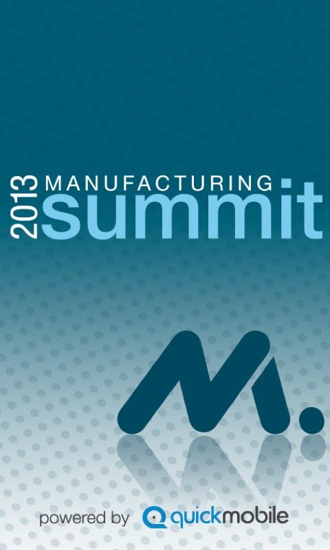 2013 NAM Manufacturing Summit