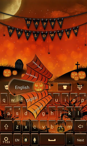 Happy Halloween Keyboard Theme