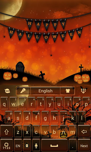 Happy Halloween Keyboard Theme