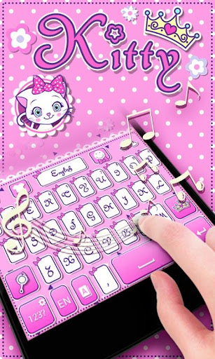Kitty GO Keyboard Theme