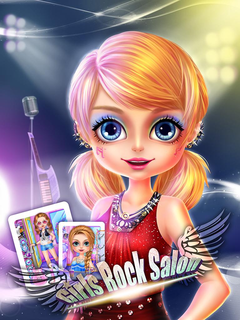 Rock Girl's Salon: Girls Games