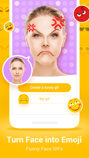 HAHAmoji - Animated Face Emoji GIF for free