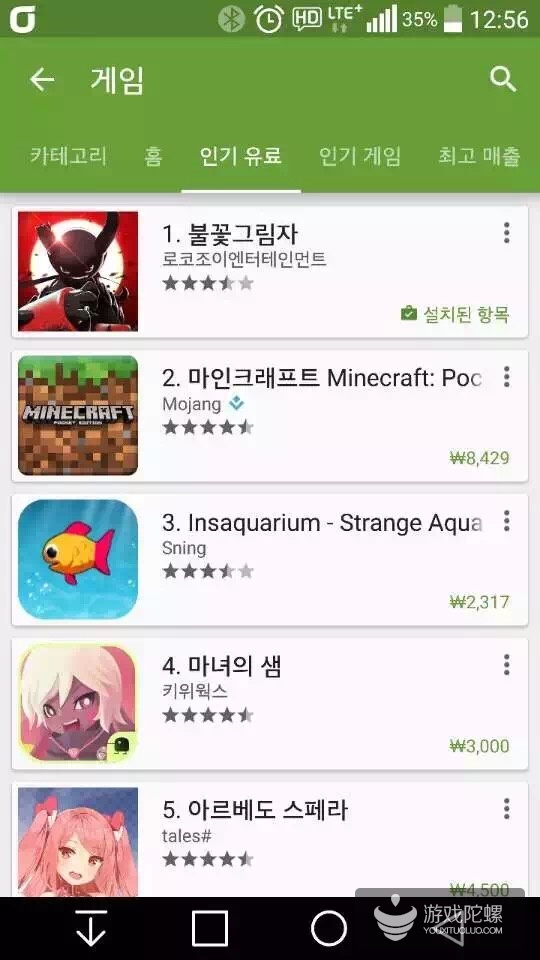 乐动卓越韩国发行《火柴人联盟》霸榜韩国Google Play下载榜一周